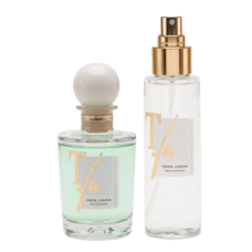 GIFT BOX VERDE LORENA STICKS ML.100 HOME FRAGRANCE+SPRAY ML.100 FABRIC FRAGRANCE